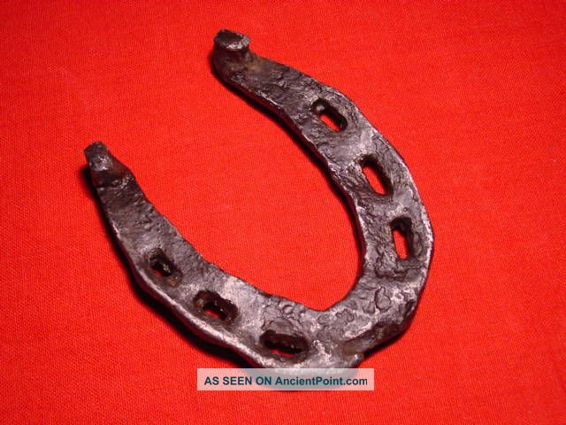 Medieval - Horseshoe - 12 - 13th Century Rare Other Antiquities photo
