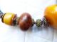 Extraordinary African Necklace - Antique African Amber (phenolic Resin) Ooak Jewelry photo 2