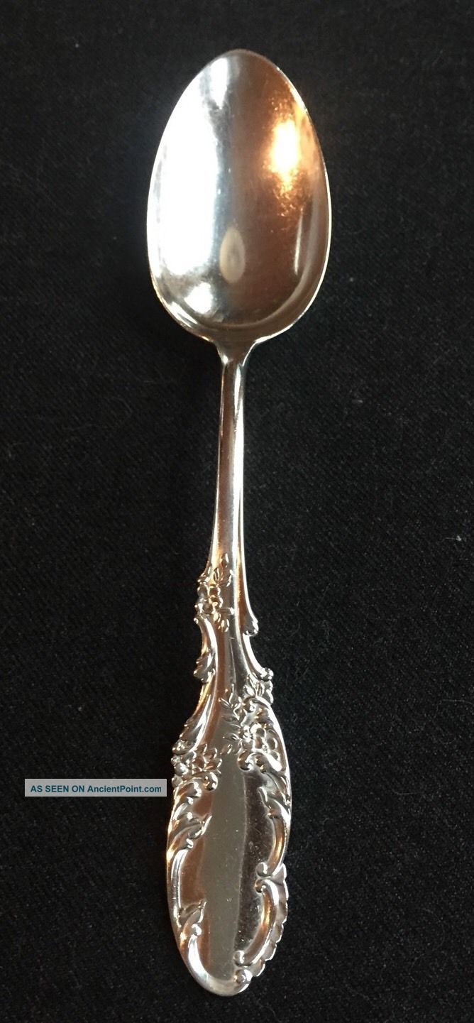 Frank M.  Whiting Sterling Dessert Spoon,  Orleans Ptn.  1892 Flatware & Silverware photo