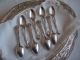 1847 Rogers Meriden Silver Coffee Tea Spoons 1908 Faneuil Pattern 6 