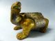 Very Fine Early Chinese Gilt Bronze Mythical Beast - Important Example - Rare Other Antique Chinese Statues photo 1