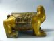 Very Fine Early Chinese Gilt Bronze Mythical Beast - Important Example - Rare Other Antique Chinese Statues photo 6