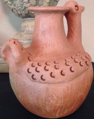 Pottery Bird Effigy Vessel Pre - Columbian Mayan Olmec Mexico Veracruz ? photo
