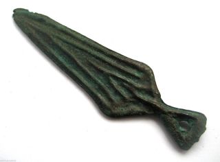 C.  1000 B.  C Large Koban Culture - Chechnya Bronze Age Celtic Bronze Votive Sword photo
