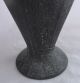 Mid Century Modern Mcm Italy Raymor Art Pottery Black Fluted Tall Ewer Vase Mid-Century Modernism photo 1