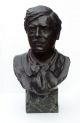 Bronze Bust By Paul Paulin Paris Impressionistic Master Sculptor Lost Wax 1910 Other Medical Antiques photo 1