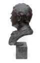 Bronze Bust By Paul Paulin Paris Impressionistic Master Sculptor Lost Wax 1910 Other Medical Antiques photo 5