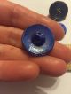 Antique Glass Blue Buttons Buttons photo 2