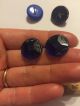 Antique Glass Blue Buttons Buttons photo 5