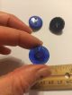 Antique Glass Blue Buttons Buttons photo 6