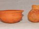 Pre - Columbian Clay Bowl And Seed Pot Latin American photo 1