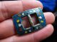 Chinese White Metal And Enamel Buckle Metal Detecting Find British photo 7