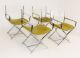 Mid Century Modern Chrome Glass Dining Table 4 Lucite And Chrome Chairs Baughman Mid-Century Modernism photo 6
