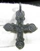 Rare Medieval Cross Depicting Jesus Christ - Wearable Religious Artifact - Ef31 Roman photo 2