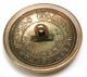 Antique Brass Livery Button - Arm Holds Sword & Shield W/ Keys - Firmin Bk Mk Buttons photo 1