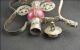 Collectible Old Handwork Red Jade Armored Miao Silver Dragon Cloisonne Tea Pot Teapots photo 1