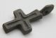 British Found Medieval Period Bronze Cross Pendant 1100 - 1300 Ad Vf, British photo 1