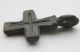British Found Medieval Period Bronze Cross Pendant 1100 - 1300 Ad Vf, British photo 4