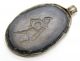 Roman Silver Intaglio Medallion With Agate Stone Depicting Gladiator 100 - 200 Ad Roman photo 3