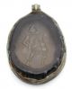 Roman Silver Intaglio Medallion With Agate Stone Depicting Gladiator 100 - 200 Ad Roman photo 7