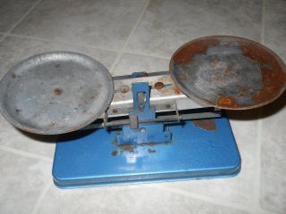 Antique Pelouze Mfg.  Co.  Scales With Brass Weights photo