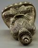 Collectible Decorated Old Handwork Tibet Silver Carved Buddha Statue Other Chinese Antiques photo 3