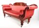 Antique Victorian Sofa Fine Quality Large Scroll Arm Four Seater Settee Pink Cha 1800-1899 photo 6