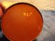 Antique Tin Red Pale Canister Toleware Handpainted Flowers Signed B.  C.  P Primitives photo 5