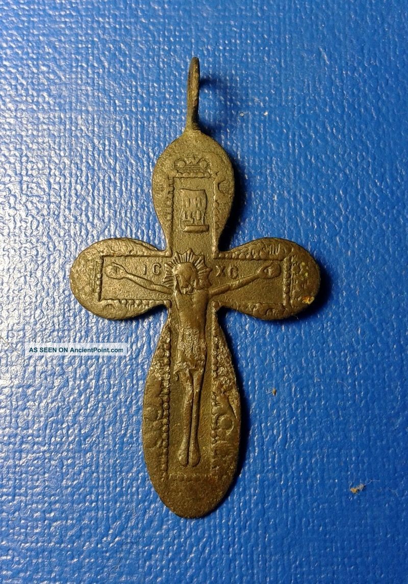 Ancient Bronze Cross 17 - 19th Century. Other Antiquities photo