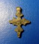 Ancient Viking Bronze Cross Pendant - Kievan Rus Of X - Xiii Centuries. Viking photo 2