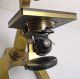 Antique Schrauer Compound Monocular Microscope Continental Stand Microscopes & Lab Equipment photo 1