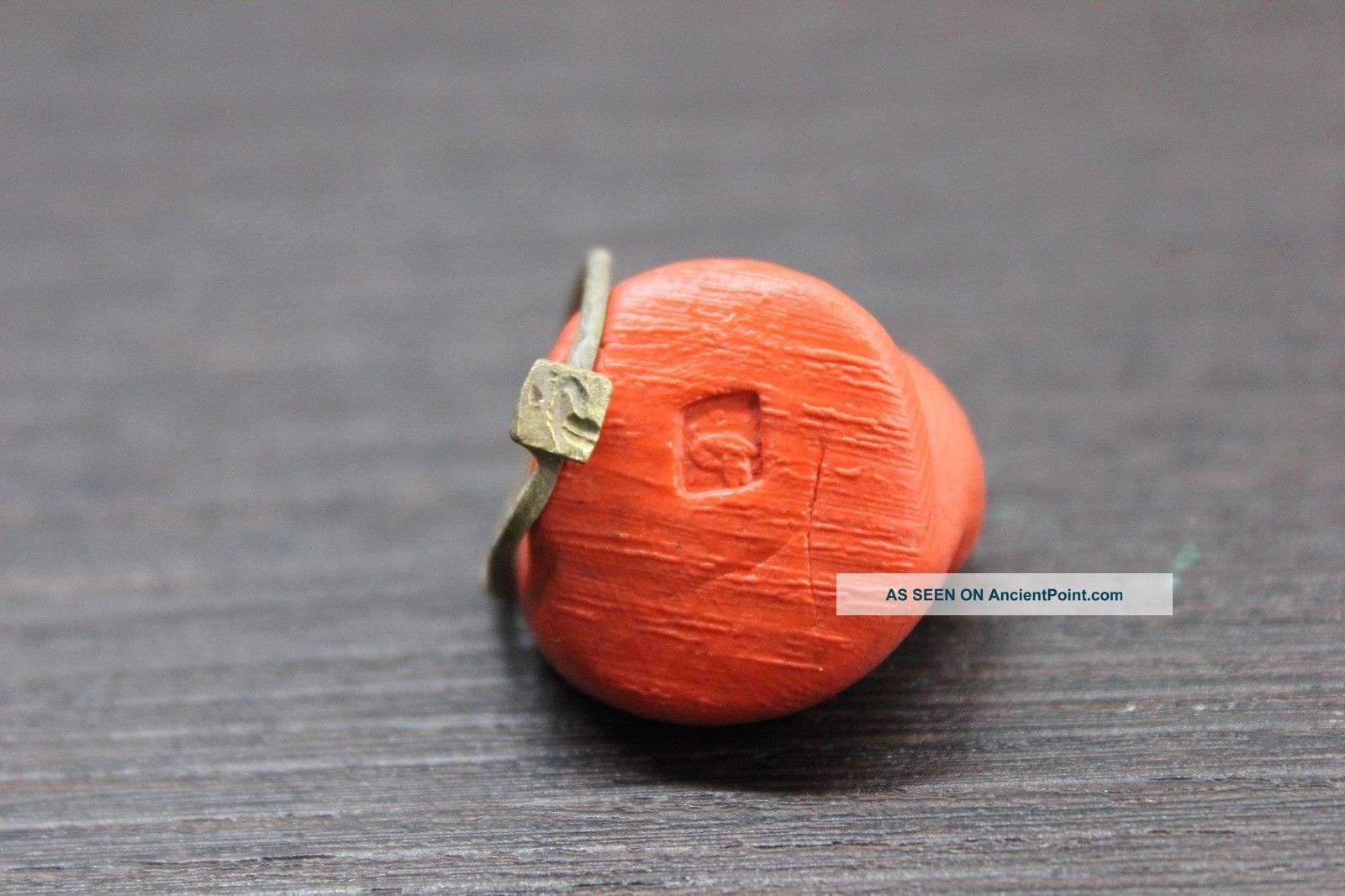 Ancient Roman Seal Stamp Ring With Strange Inscriptions Roman photo