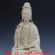 Chinese Porcelain Hand - Carved Kwan Yin Statue Kwan-yin photo 1