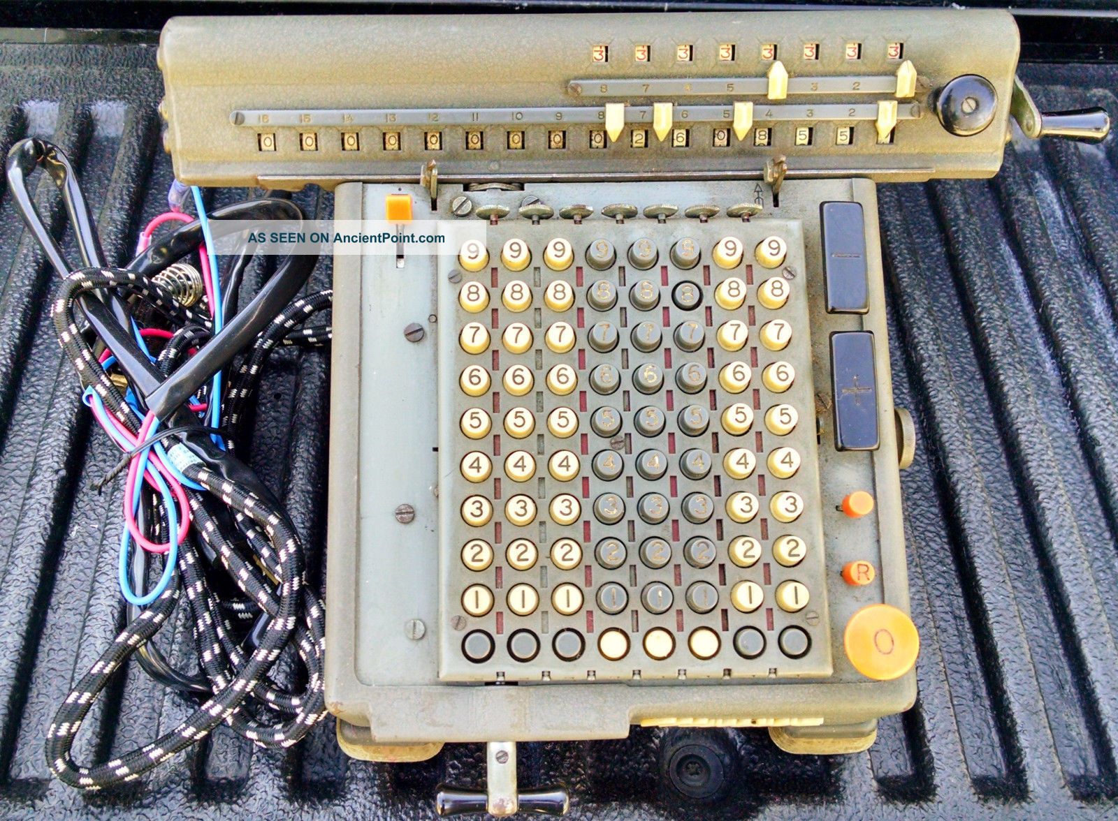 Antique Monroe La5 - 160 Calculator,  Adding Machine Cash Register, Adding Machines photo