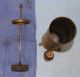 Vintage Brass Fog Horn ? Whistle Gray - Hawley Detroit Mich Steam Engine Hit Miss Bells & Whistles photo 4