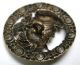 Antique Button Pierced Brass Detailed Knight W/ Cut Steel Accents Buttons photo 1