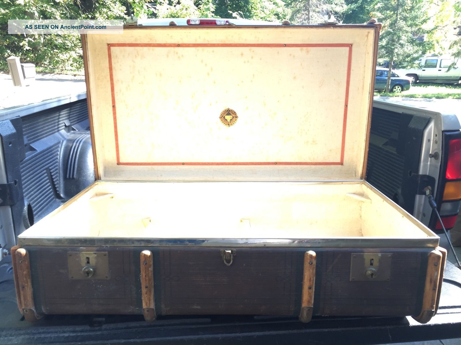 Vintage Madler Koffer Trunk Antique Luggage 1900-1950 photo