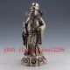 Tibet Silver Copper Handwork Carved Paul Star Statue Other Antique Chinese Statues photo 3