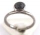 Medieval Or Post - Medieval Silver Ring With Black Stone 274 Roman photo 1
