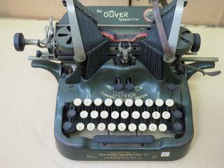 Antique Typewriter Oliver 9 Schreibmaschine Ecrire Escribir Scrivere photo