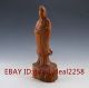 Chinese Boxwood Wood Hand - Carved Kwan - Yin Statue Other Antique Chinese Statues photo 5