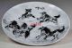 China ' S Old Handmade Exquisite Decorative Porcelain Plates - Horse Plates photo 1