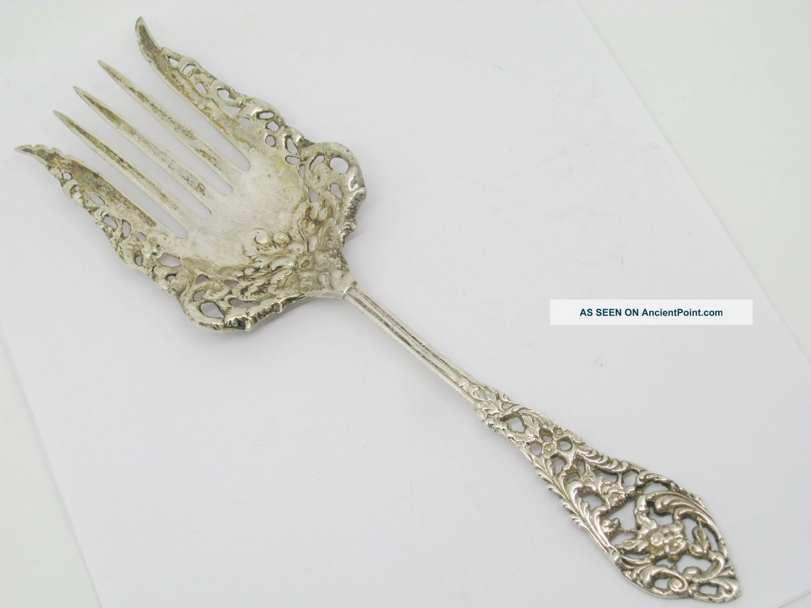 Sterling Silver Serving Fork Flatware & Silverware photo