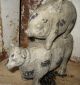 Rooster Pig Cow Stacked Statue Primitive French Country Farmhouse Kitchen Decor Primitives photo 1