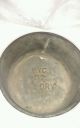 Antique Hanging Scale Scoop Tray W/ Chain & 1 Qt.  Nyc Round Scoop Scales photo 6