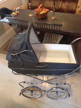 Vintage Italian Peg Perego Pram Baby Carriage & Stroller Combination photo