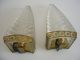2 X Extremely Rare Art Deco Wall Lights Rene Lalique ' Stockholm ' Modernist Lamps Art Deco photo 2