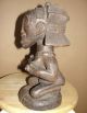 Very Old Africa Chokwe Tribal Female Statue Figure Yaka Hemba Angola African Art Sculptures & Statues photo 4