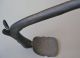 Large Antique African Hand Forged Iron Adze,  Hoe With Animal Wooden Handle Other African Antiques photo 4