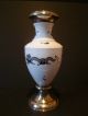 Vintage Meissen Porcelain Vase Mounter In Sterling Silver Top And Bottom. Vases photo 11